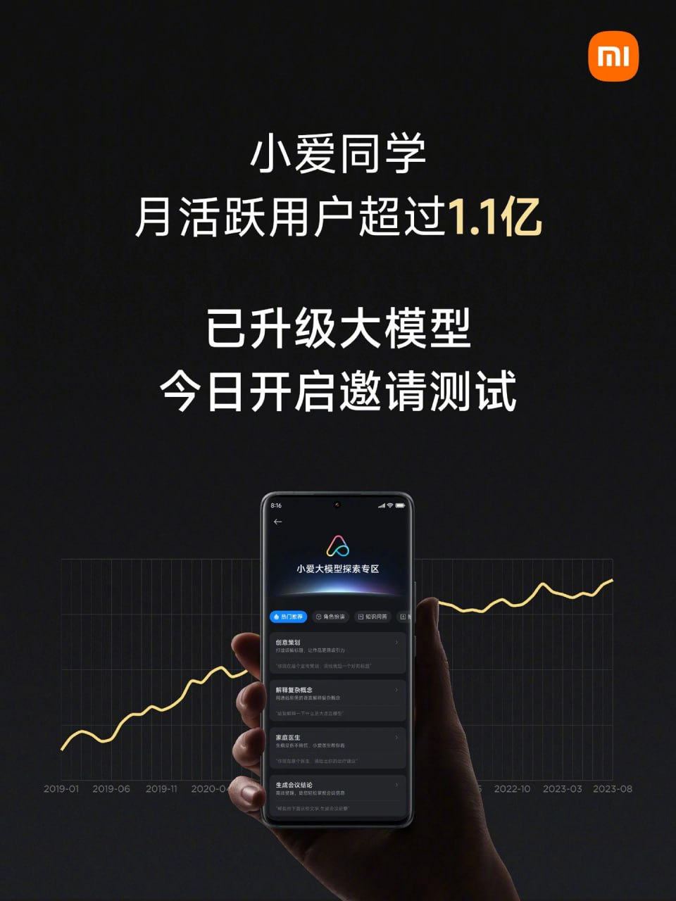 20230815110259206 雷军:小米 4 月组建大模型团队,新版小爱同学今日起开启邀请测试