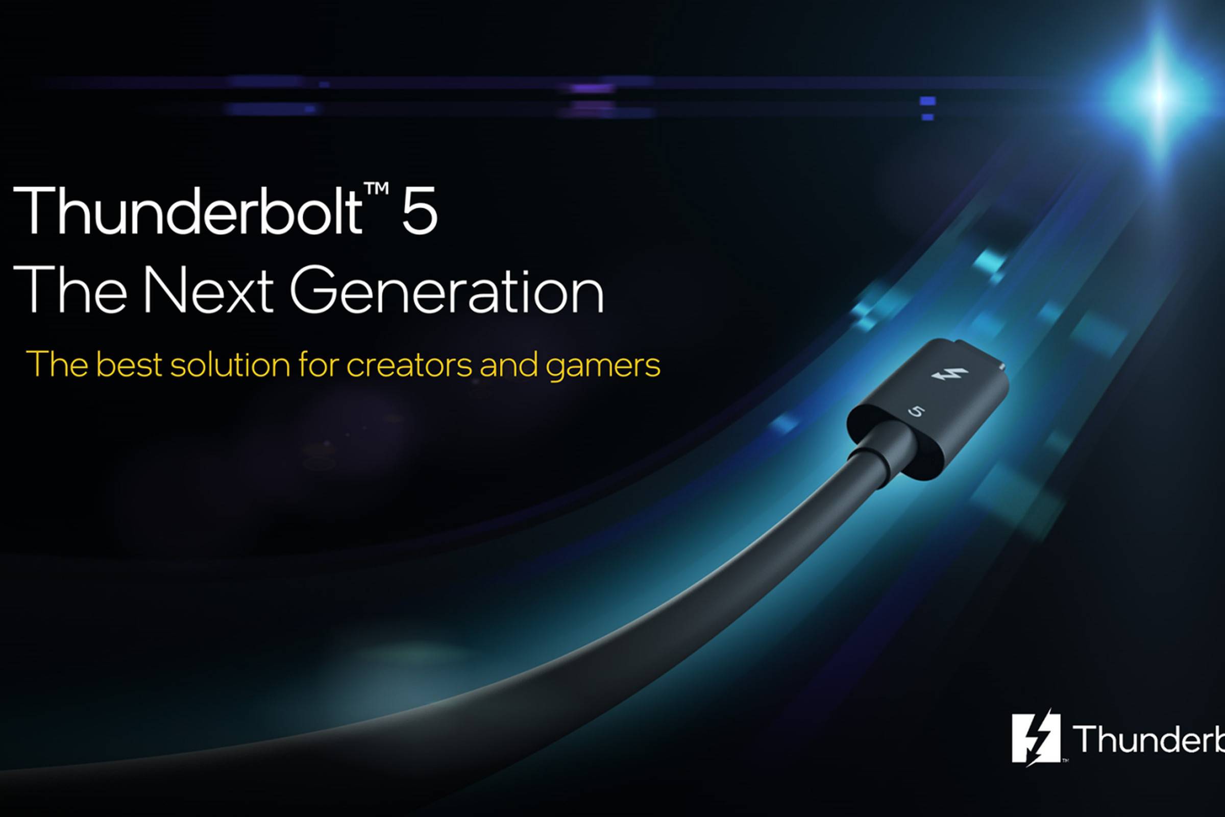 20230912164216429 Intel 正式发布 Thunderbolt 5,承诺速度高达 120Gbps