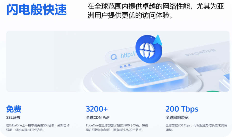 🚀EdgeOne带你体验极速CDN加速,全球3200+节点!小红书都在用!